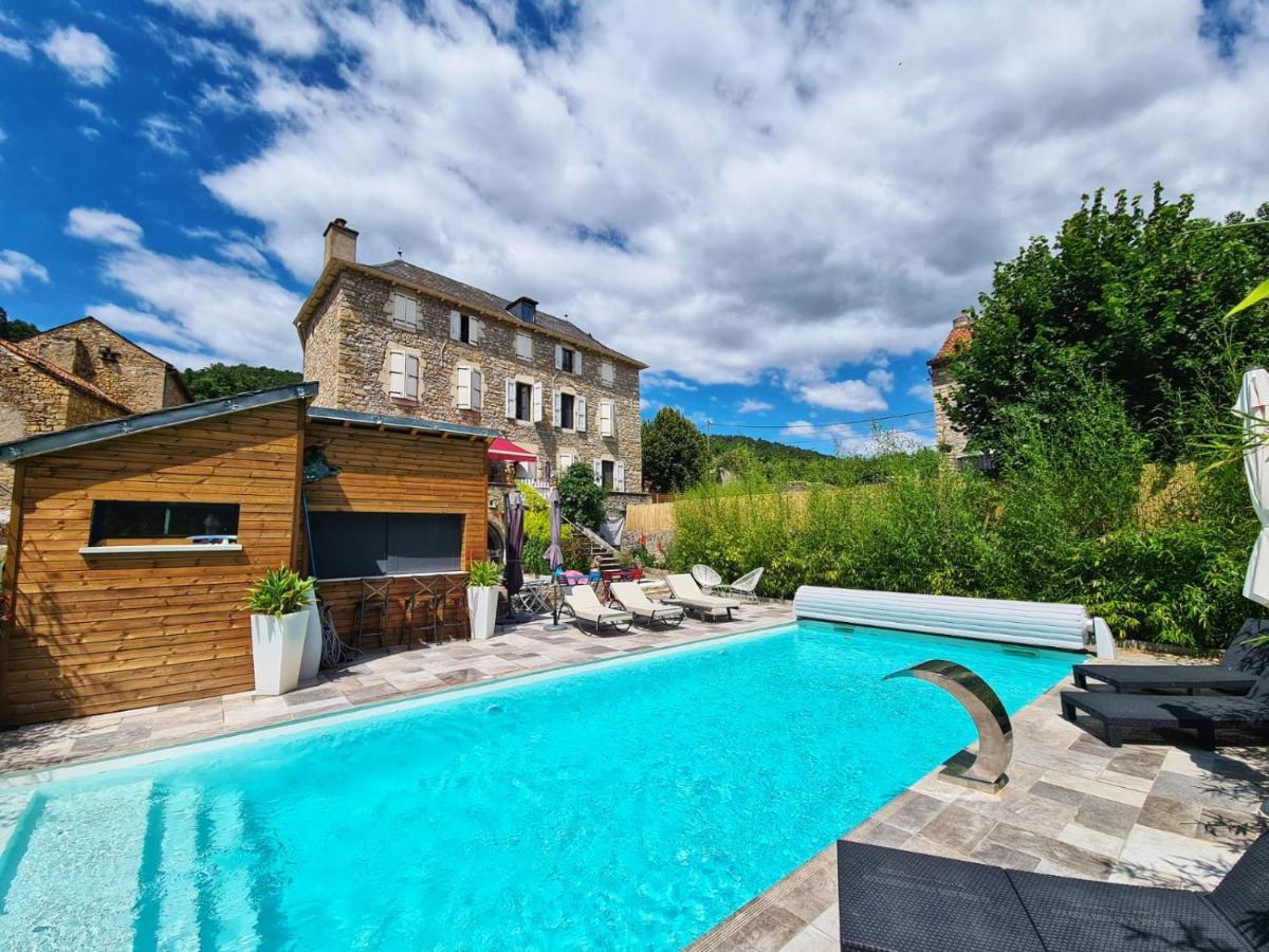Le Mas Rolland, Piscine Chauffee & Spa - Millau - Gorges Du Tarn 꼼뻬르 외부 사진