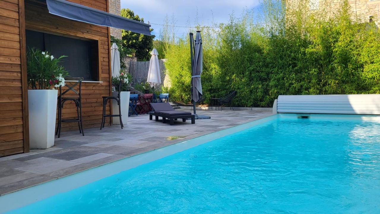 Le Mas Rolland, Piscine Chauffee & Spa - Millau - Gorges Du Tarn 꼼뻬르 외부 사진