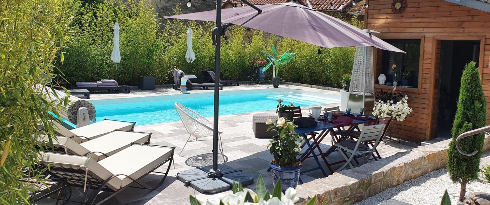 Le Mas Rolland, Piscine Chauffee & Spa - Millau - Gorges Du Tarn 꼼뻬르 외부 사진